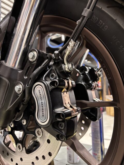 キャリパー清掃後