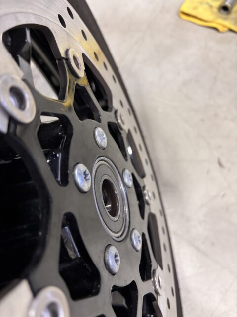 アクスル周り清掃後