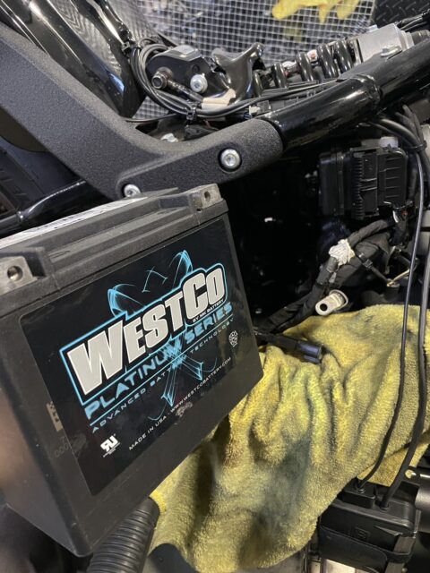 車検整備+バッテリー交換