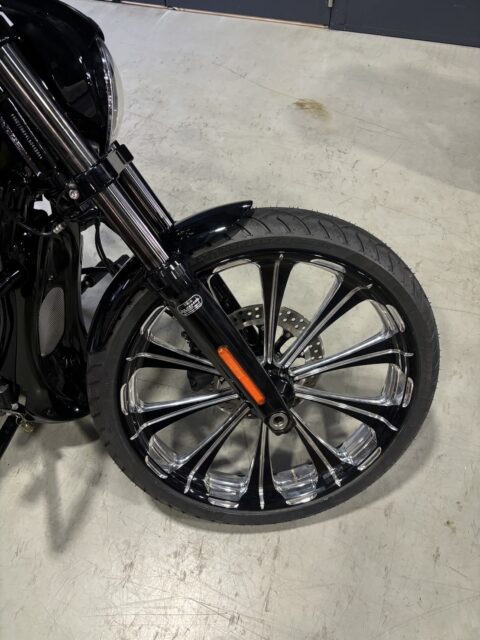 フロントホイール交換後