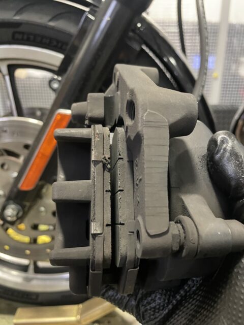 キャリパー清掃