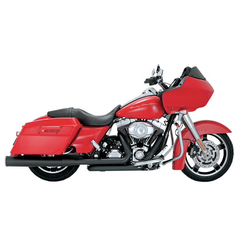 ハイアウトプット スリップオンマフラー ブラック Vance&Hines Hi