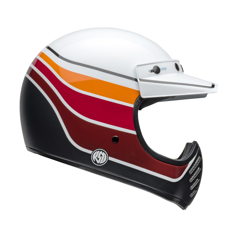 ベル■ MOTO-3 オフロードヘルメット RSD サドルバックサテン/グロスホワイト/ブラック BELL Helmets