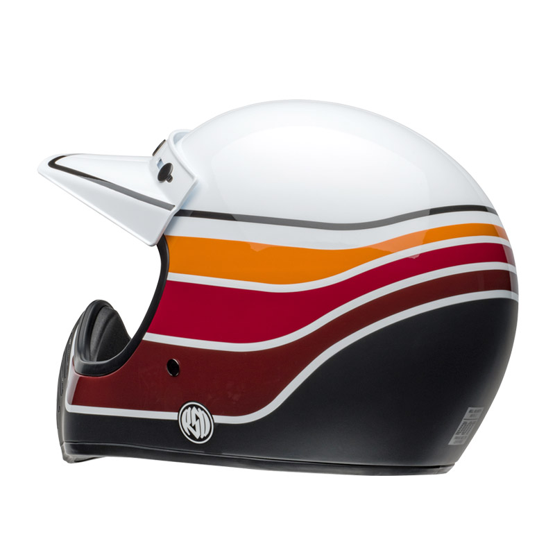 ベル■ MOTO-3 オフロードヘルメット RSD サドルバックサテン/グロスホワイト/ブラック BELL Helmets