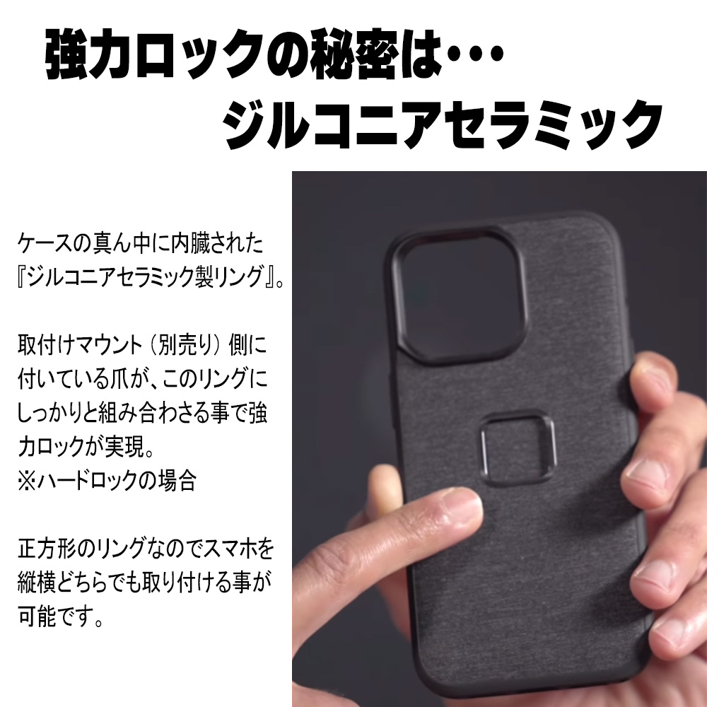 【iPhone15 Pro V2】 エブリデイケース スマホケース チャコール