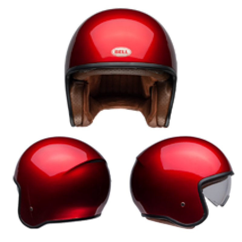 ベル■ TX-501 ジェットヘルメット グロスキャンディレッド BELL Helmets