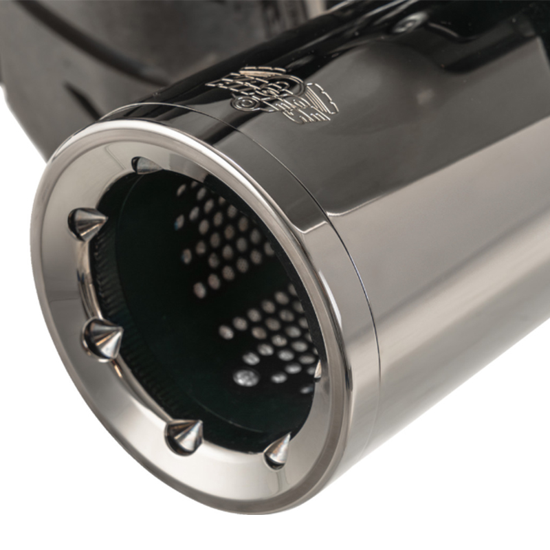 【決算セール】ハイアウトプット スリップオンマフラー ダーククローム