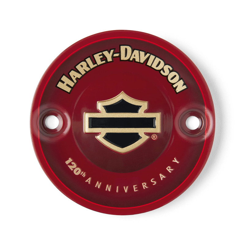 ハーレー純正■ 120周年記念 タイマーカバー グロスレッド 【17年以降 M8ソフテイル/ツーリング】 Harley-Davidson