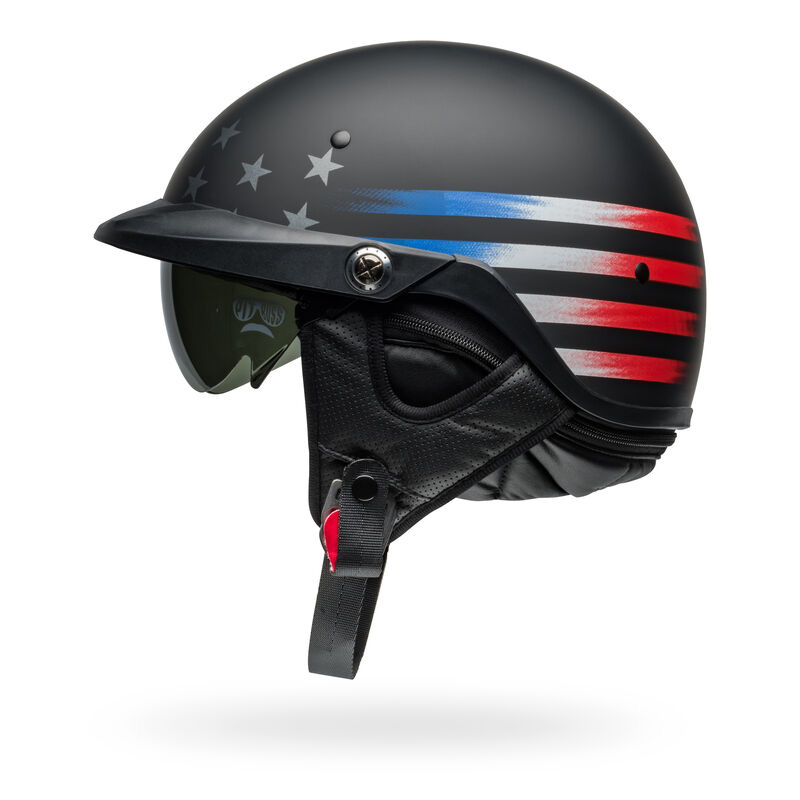 ベル■ ピットボス ハーフヘルメット バナーマットブラック/レッド BELL Helmets