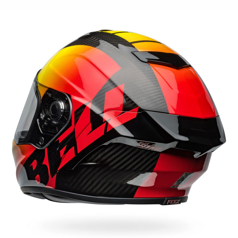 ベル■ レーススター DLX フレックス フルフェイスヘルメット オフセットグロスブラック/レッド BELL Helmets