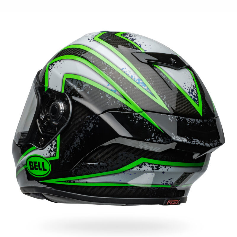 ベル■ レーススター DLX フレックス フルフェイスヘルメット キセノングロスブラック/クリプトナイト BELL Helmets