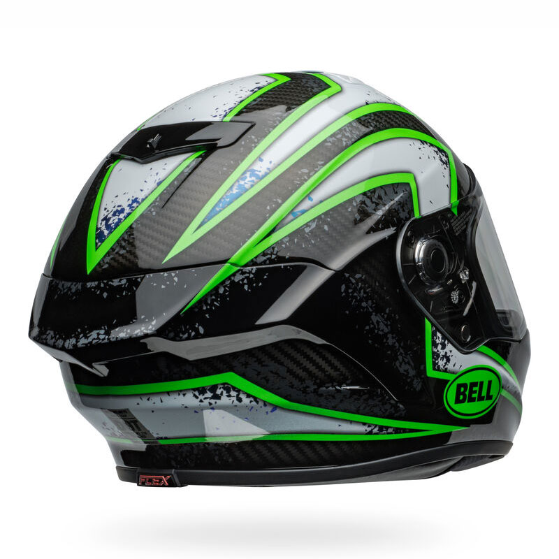 ベル■ レーススター DLX フレックス フルフェイスヘルメット キセノングロスブラック/クリプトナイト BELL Helmets