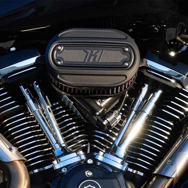 【業販専用商品】オーバルエアクリーナーキット クローム