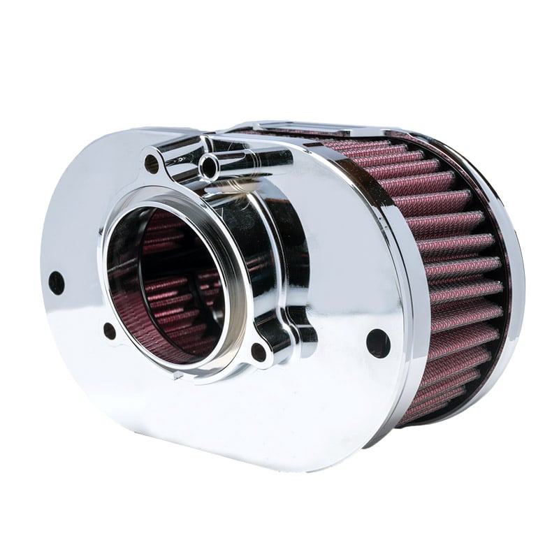 【業販専用商品】オーバルエアクリーナーキット クローム