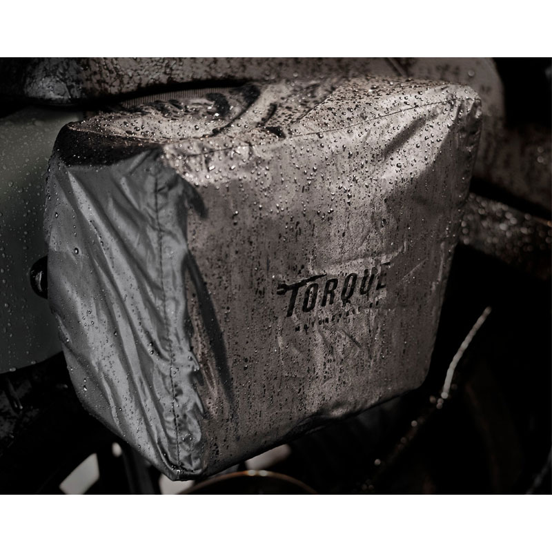 【掘り出し物セール】 トルクモーターサイクル■  トルク ミニサドルバッグ ブラックミニ (防水カバー付き)