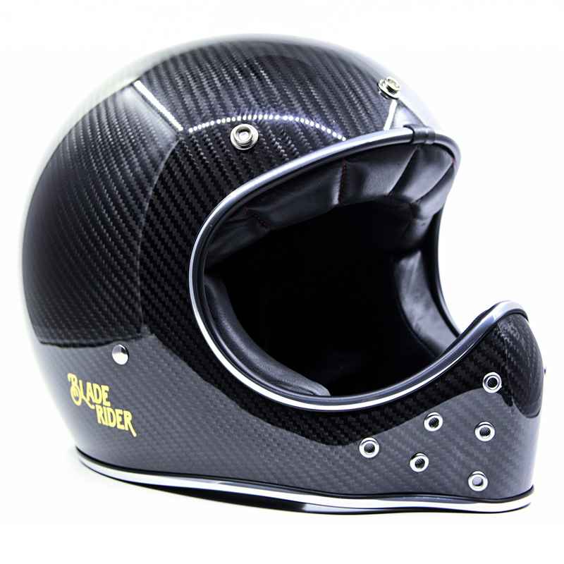 フルフェイスヘルメット グロスブラックカーボン