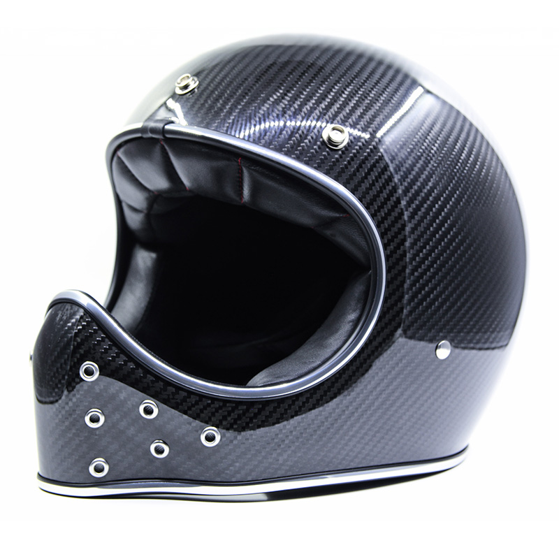 フルフェイスヘルメット グロスブラックカーボン