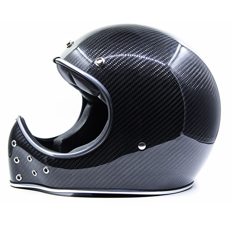 フルフェイスヘルメット グロスブラックカーボン