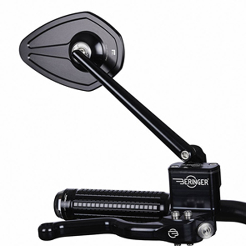 【決算セール】mo.view スポーツ XL リアビューミラー ステム180mm