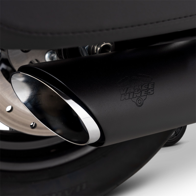 ツインスラッシュ スリップオン マフラー ブラック