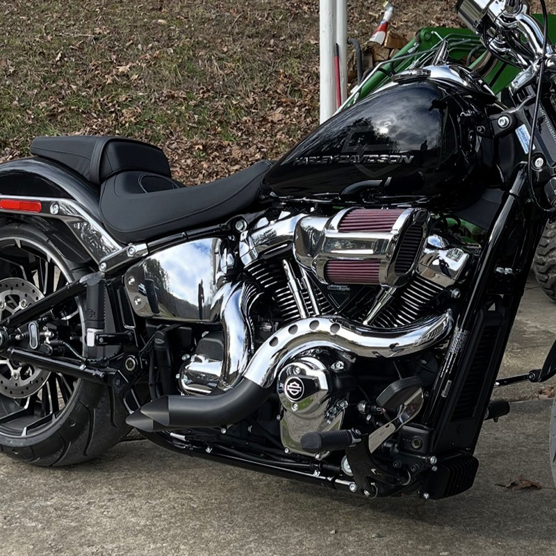 カットバック フルエキゾースト ブラック/クローム