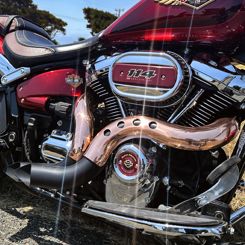 カットバック フルエキゾースト ブラック/カッパー