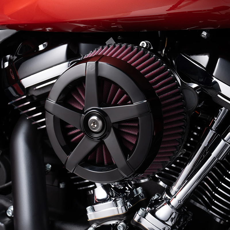 ハーレー純正■ スクリーミンイーグル エクストリーム センターボルト インテークカバー ブラック 【M8ソフテイル、ツーリング】 Harley Davidson