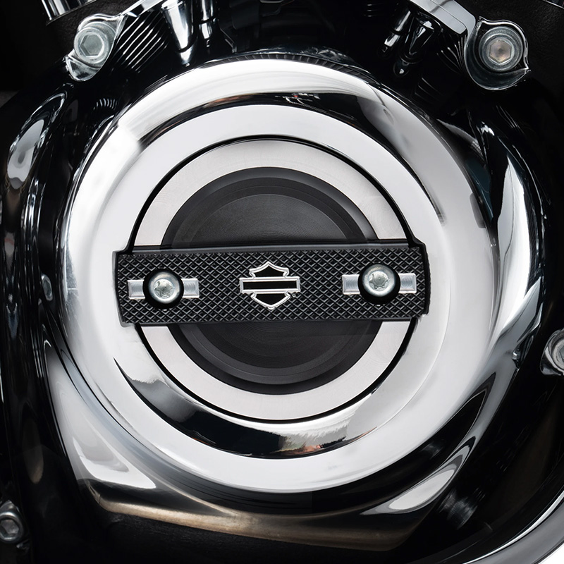 ハーレー純正■ スイッチバック タイマーカバー クリア/ブラック 【M8ソフテイル、ツーリング】 Harley Davidson