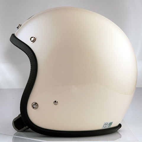 SHM■Lot-500 ベーシックジェットヘルメット/アイボリー/SG規格(排気量無制限)