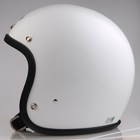 SHM■Lot-500 ベーシックジェットヘルメット/ホワイト/SG規格(排気量無制限)