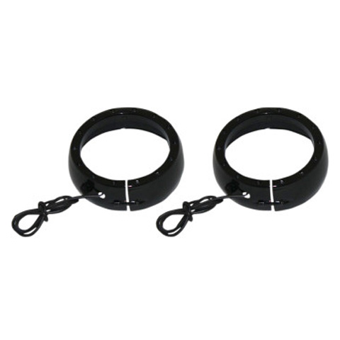 4.5インチ補助ライト LEDトリムリング ブラック