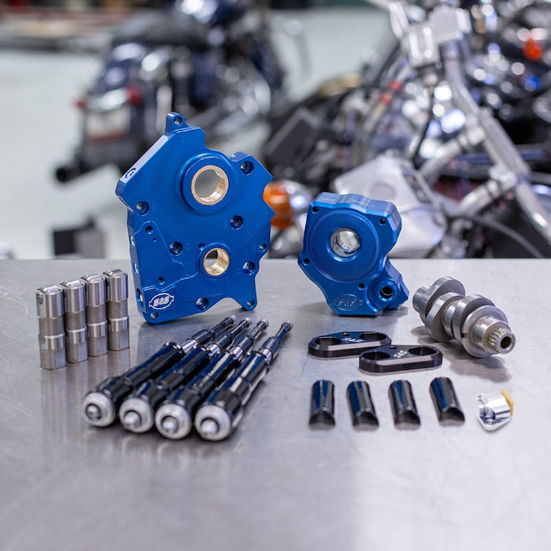 【クリスマスセール】【業販専用商品】チェーンドライブ 475カムチェストキット プッシュロッド ブラック