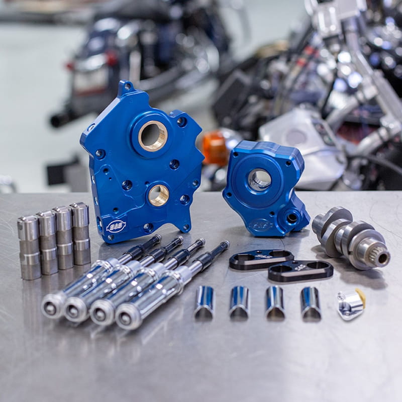 【クリスマスセール】【業販専用商品】チェーンドライブ 475カムチェストキット プッシュロッド クローム