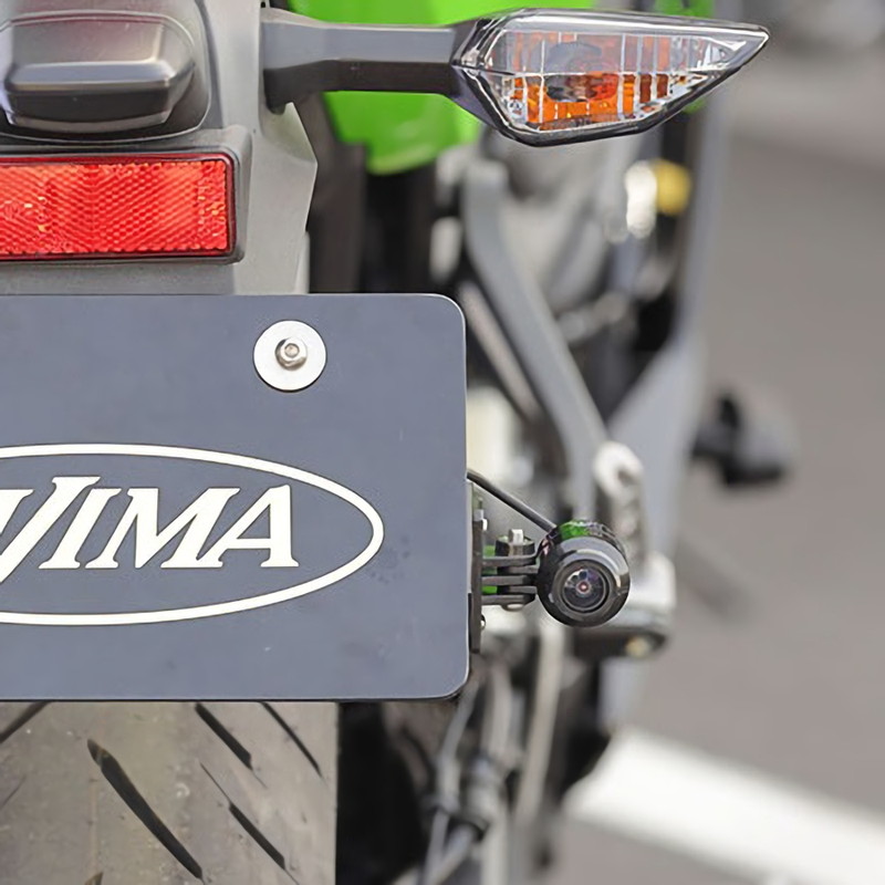 キジマ■ ドライブレコーダー リアカメラ用ステー ナンバープレートサイド用 フェンダーレス対応タイプ Kijima