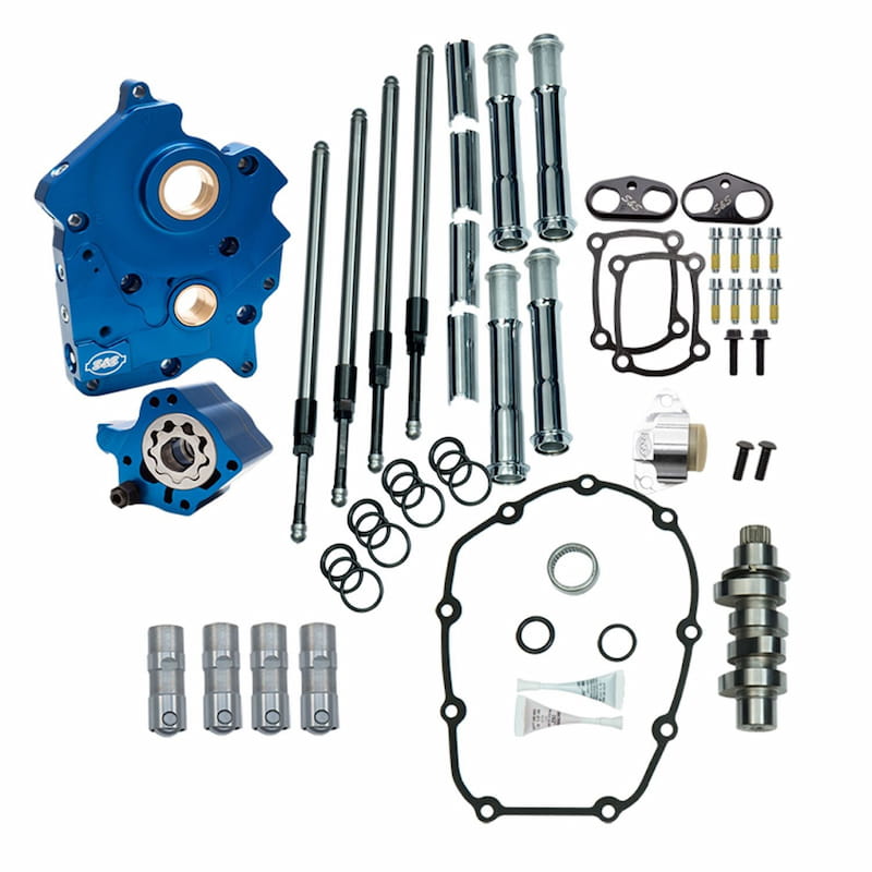 【クリスマスセール】【業販専用商品】チェーンドライブ 465カムチェストキット プッシュロッド クローム