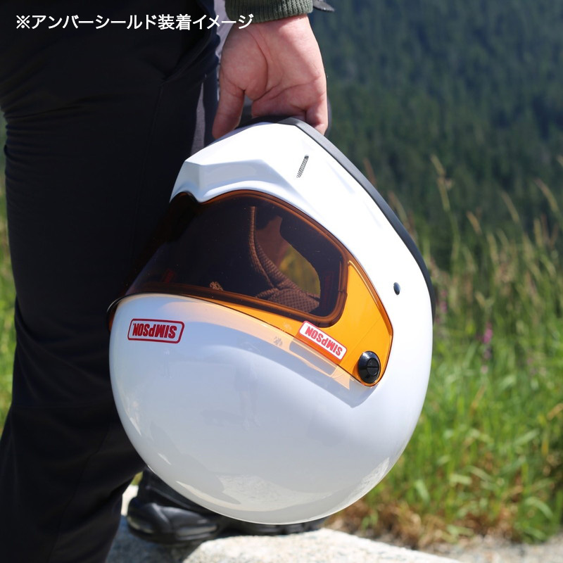 SB15 ホワイト フルフェイスヘルメット SG/PSC規格 スーパーバンディット15