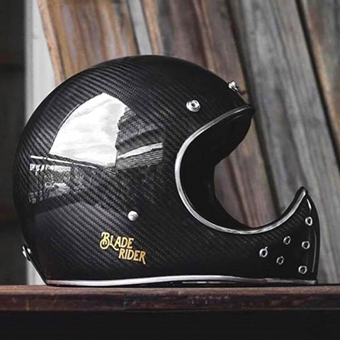 【SG規格】BLADE RIDER HELMET■ブレードライダー MOTOシリーズ グロスカーボンフルフェイスヘルメット