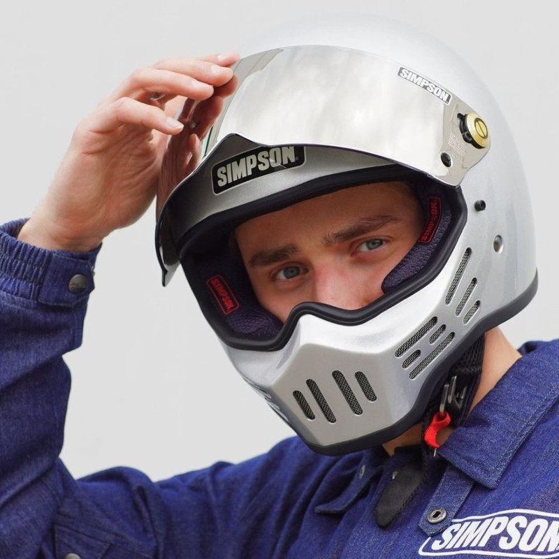 M30 シルバー フルフェイスヘルメット SG/PSC規格 MODEL 30