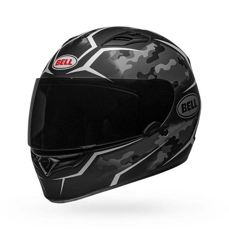 ベル■ クオリファイア フルフェイスヘルメット ステルスカモ マットブラック/ホワイト BELL Helmets
