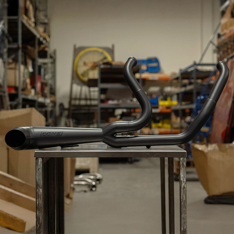 ターンアウト 2in1 フルエキゾーストマフラー セラミックブラック