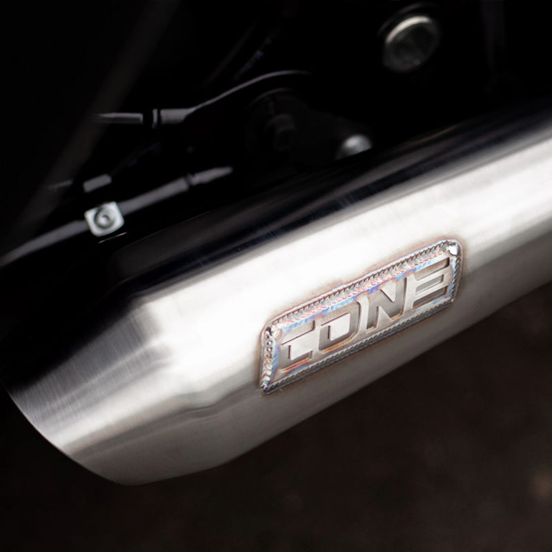 スウィーパー 2in1 フルエキゾーストマフラー ブラッシュドステンレス