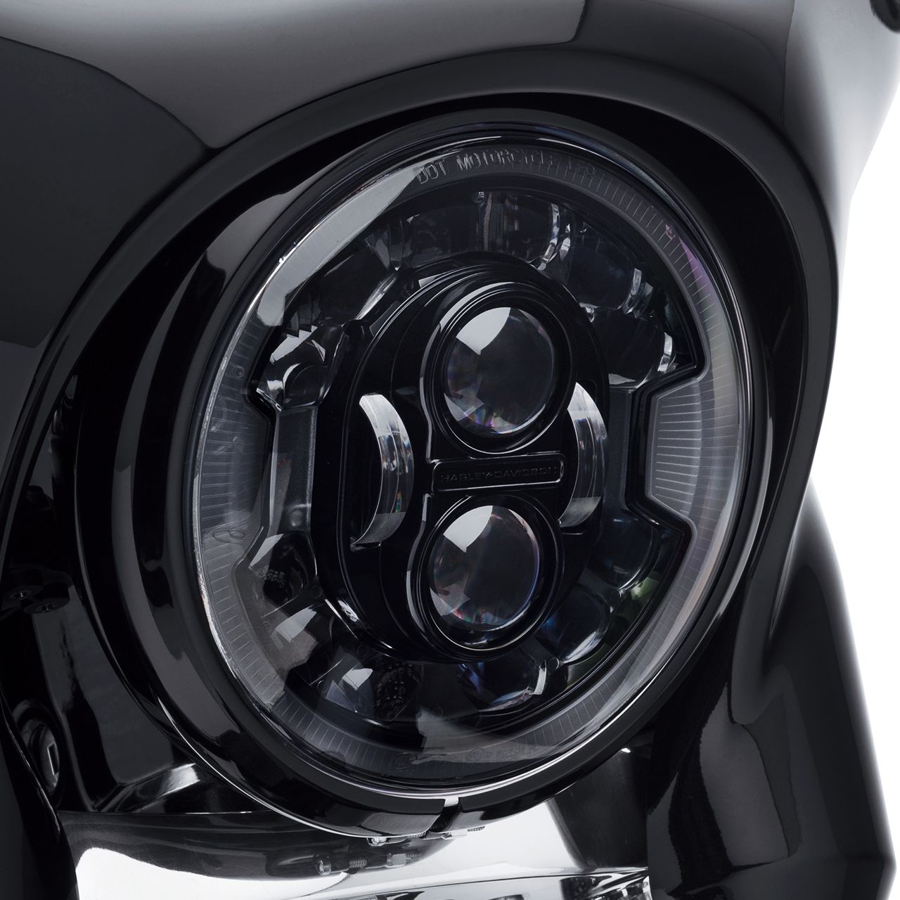 ハーレー純正7インチ デーメーカー アダプティブ LEDヘッドライト ブラック 【FLD/ソフテイル/ツーリング】 Harley Davidson 7  in. Daymaker Adaptive LED Headlamp Black / パインバレー