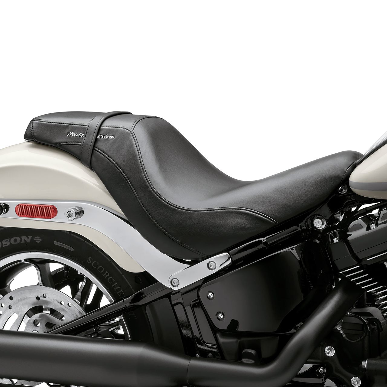 ハーレー純正□バッドランダーシート ブラック 【18年以降 ソフテイル】 Harley Davidson Badlander Seat Black  for 18Later FLSB FXLR FXLRS FXLRST / パインバレー