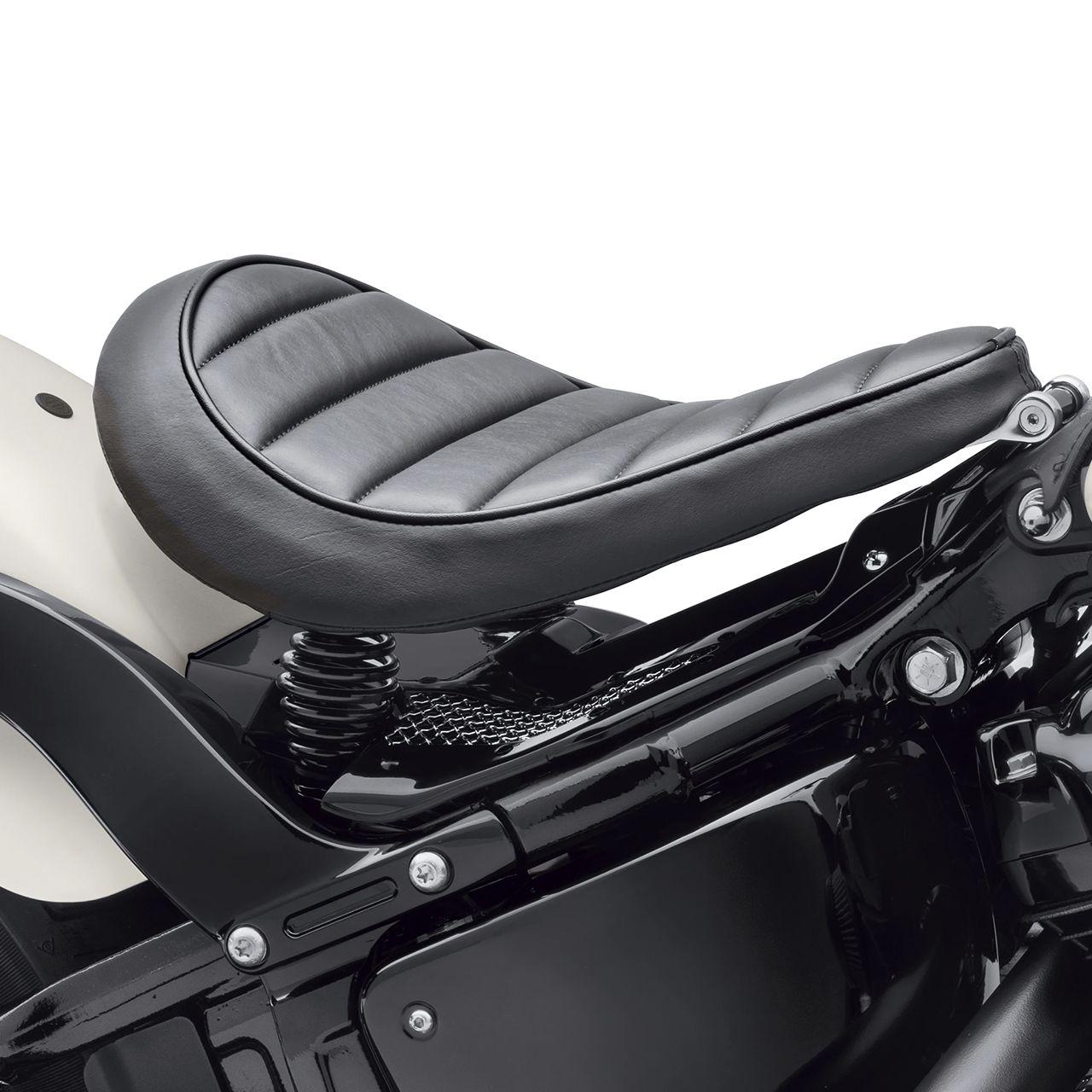 ハーレー純正□タックロール ソロサドル ブラック 【18年以降 ソフテイル】 Harley Davidson Tuck & Roll Solo  Saddle Black for FLSL FXBB FXBBS FXST / パインバレー