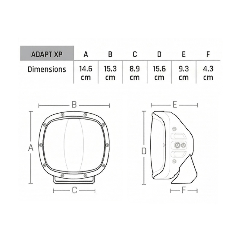 リジッド アダプトXP エクストリームパワースポーツ LED (シングル)