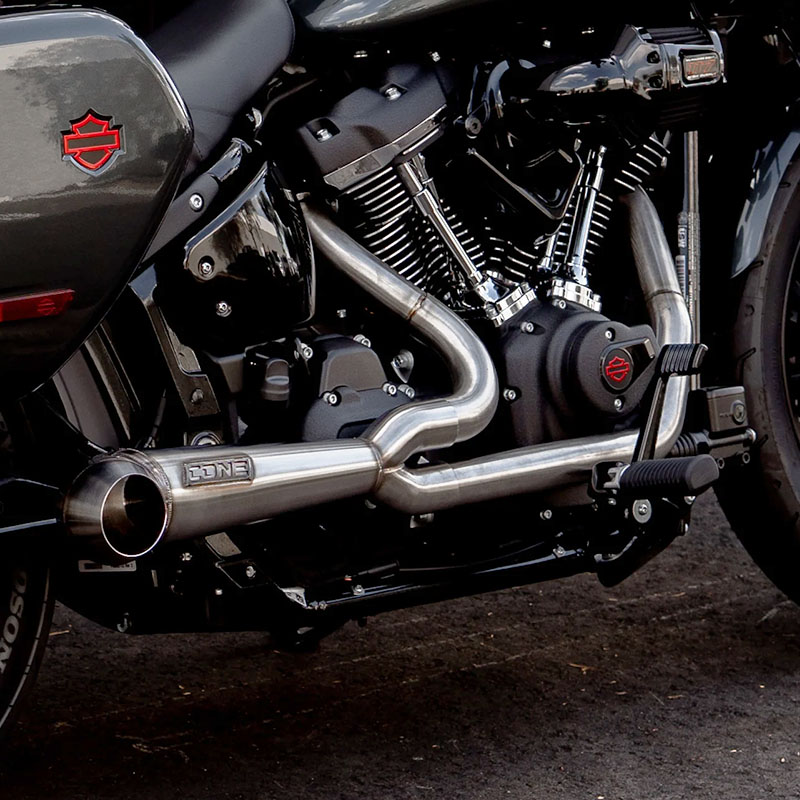 ターンアウト 2in1 フルエキゾーストマフラー ブラッシュドステンレス