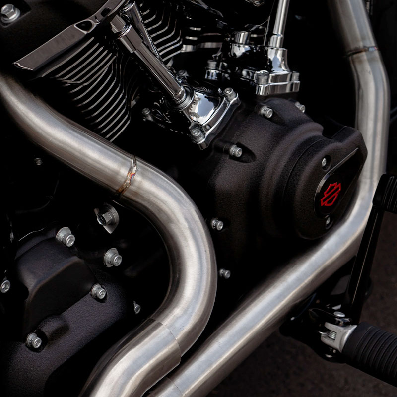 ターンアウト 2in1 フルエキゾーストマフラー ブラッシュドステンレス