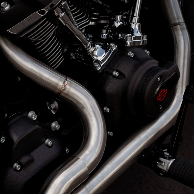 スウィーパー 2in1 フルエキゾーストマフラー ブラッシュドステンレス