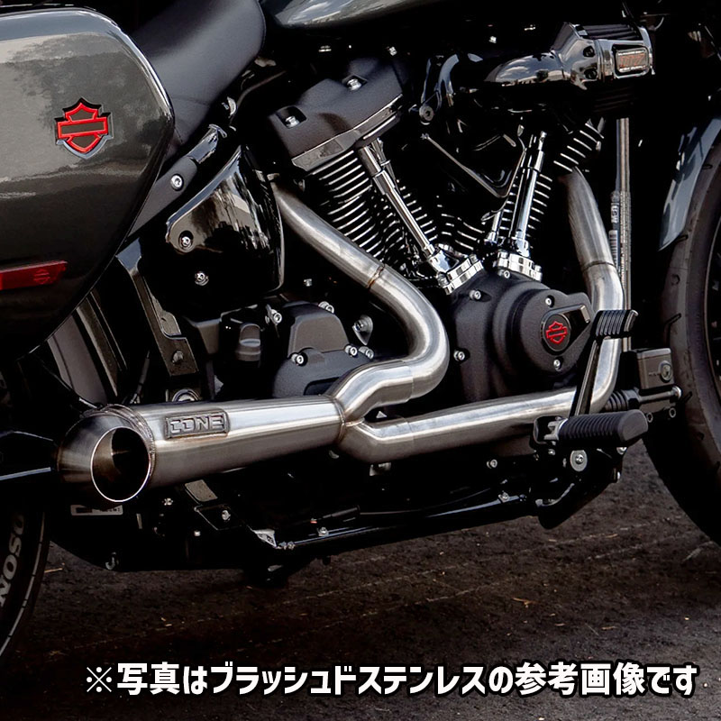 ターンアウト 2in1 フルエキゾーストマフラー セラミックブラック