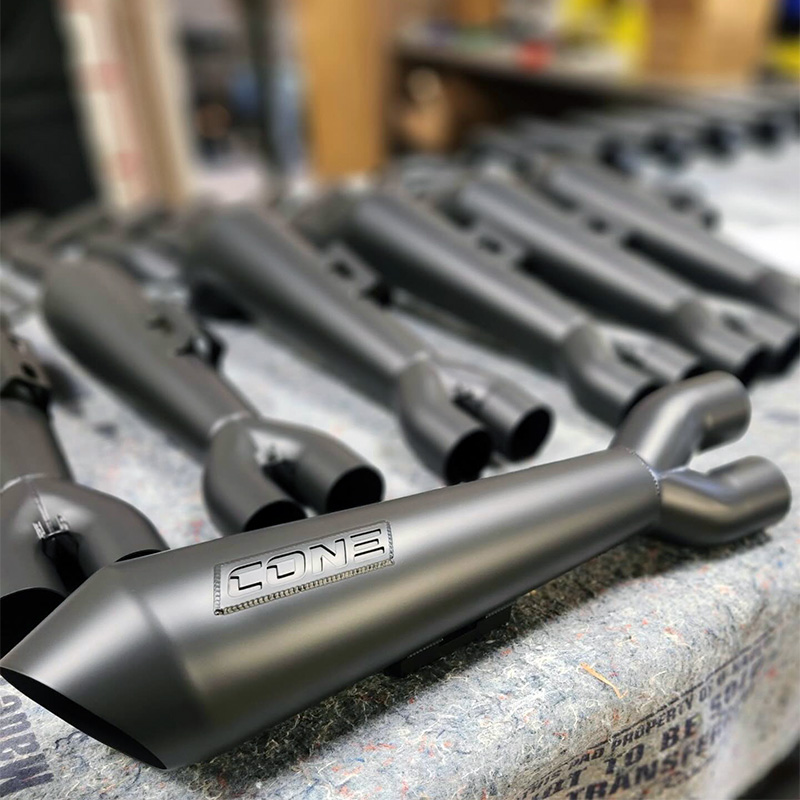 スウィーパー 2in1 フルエキゾーストマフラー セラミックブラック